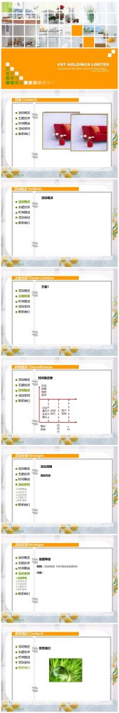 室内家居设计风格ppt模板-聚给网