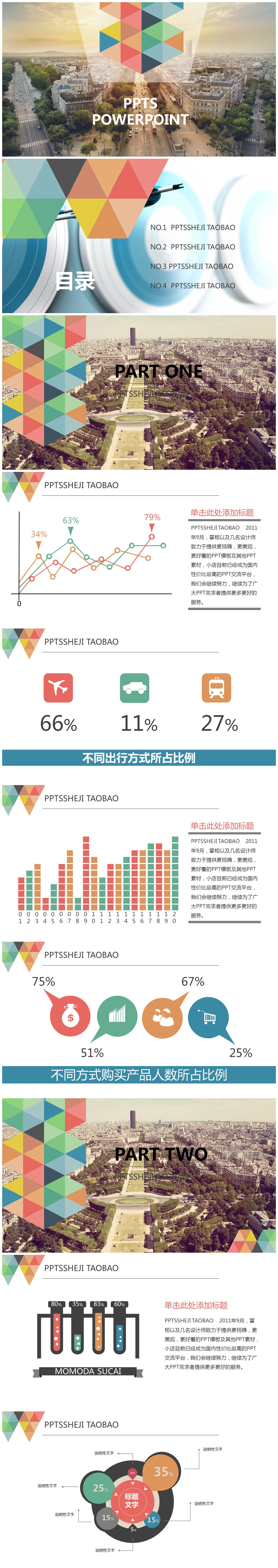 大气城市封面创意商务PPT模板下载-聚给网