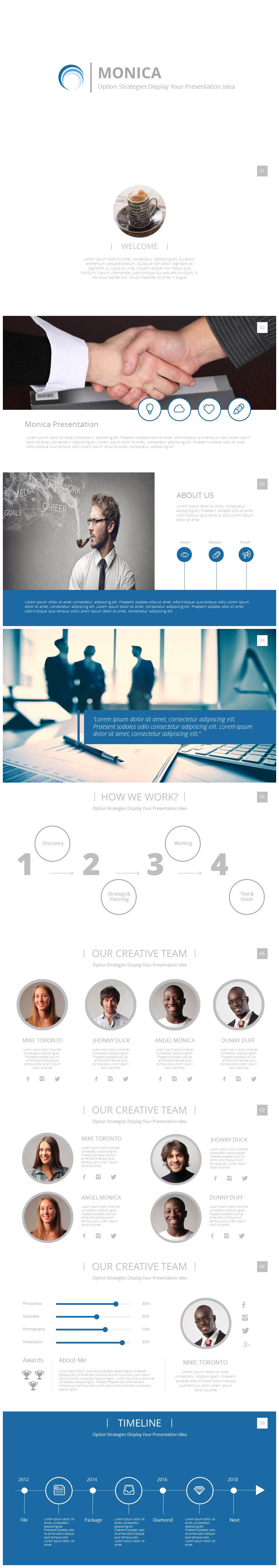 实用简洁欧美风公司年终工作总结ppt模板
