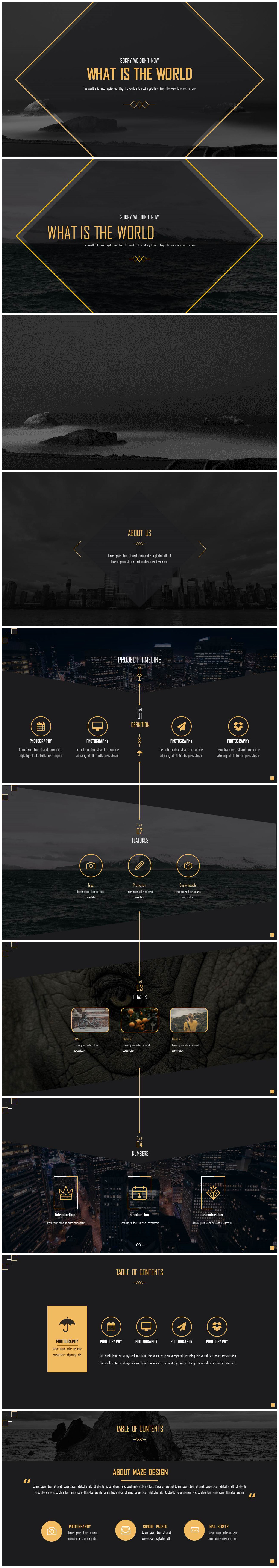 创意简洁欧美风公司年终工作总结PPT模板