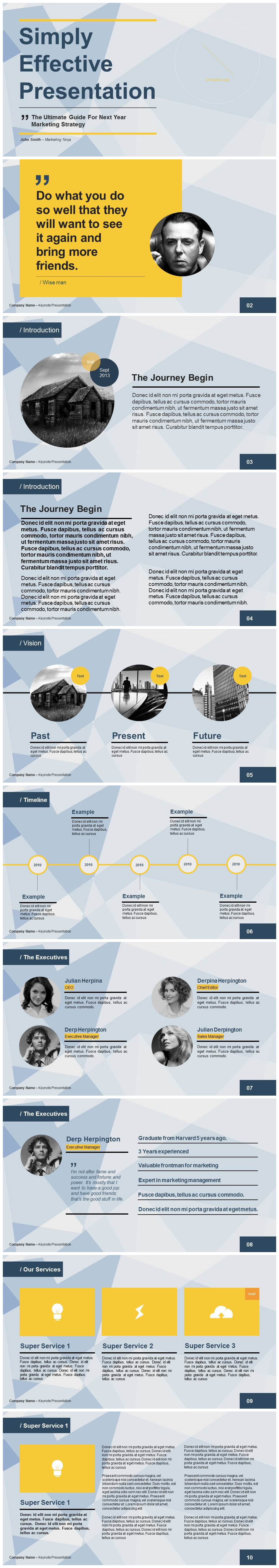 简洁创意欧美风公司年终工作总结PPT模板