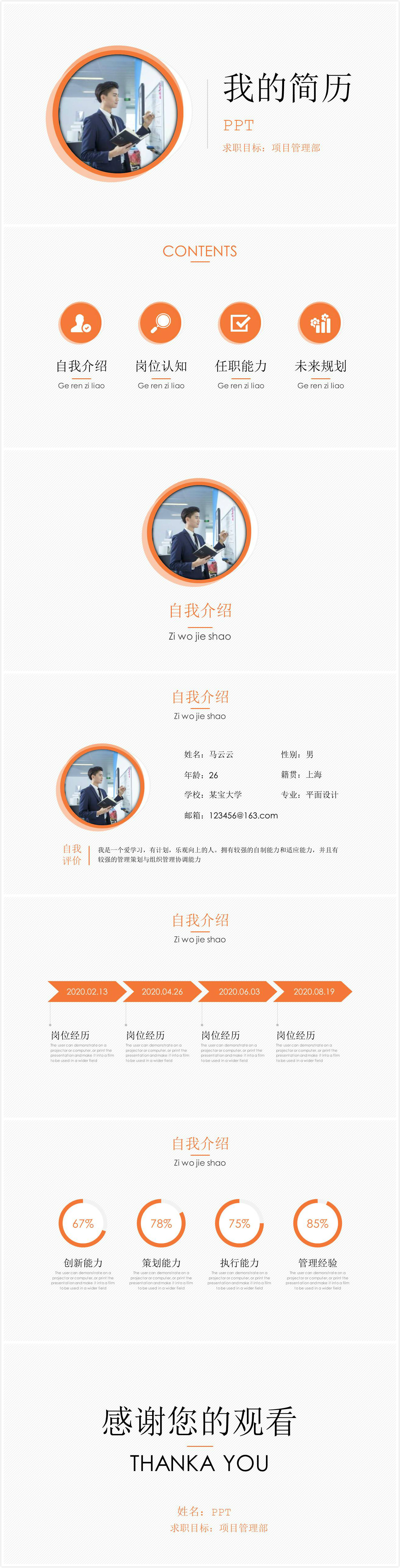 时尚简约大气岗位竞聘工作总结ppt怎么写