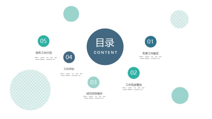 清新简洁时尚职级晋升考核ppt模板