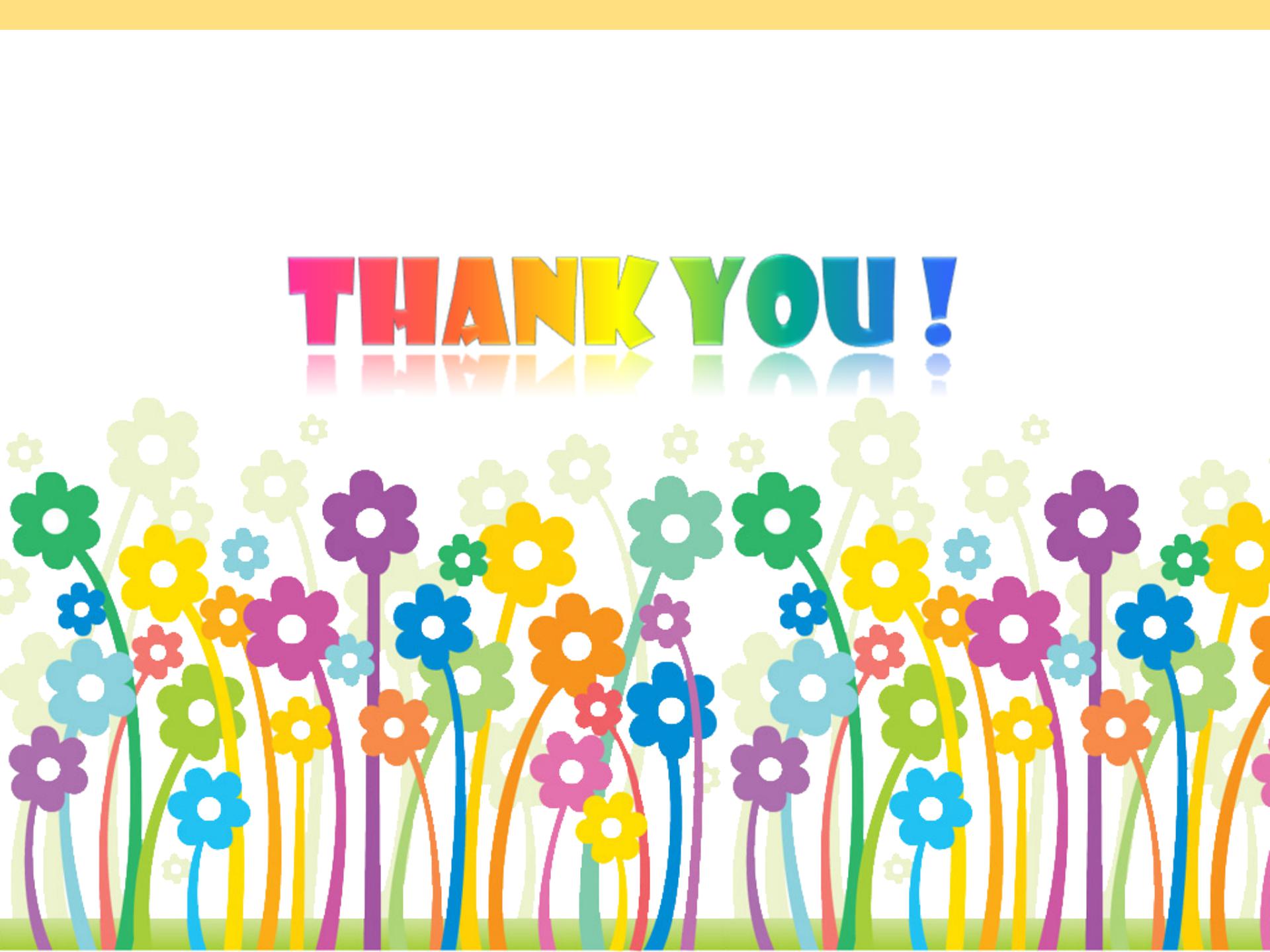 可爱的卡通小花背景卡通PowerPoint模板