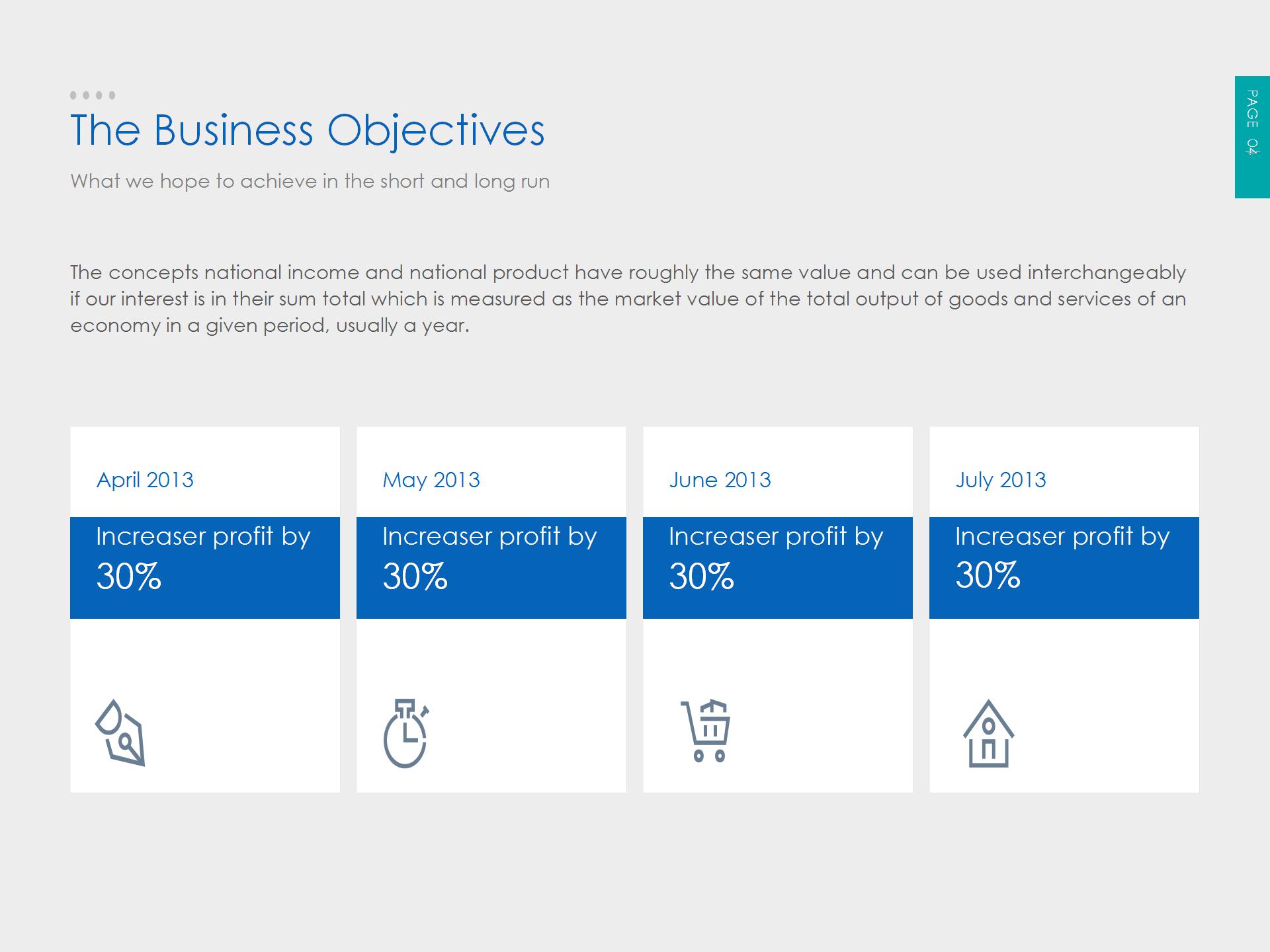 动态商务工作总结PPT模板