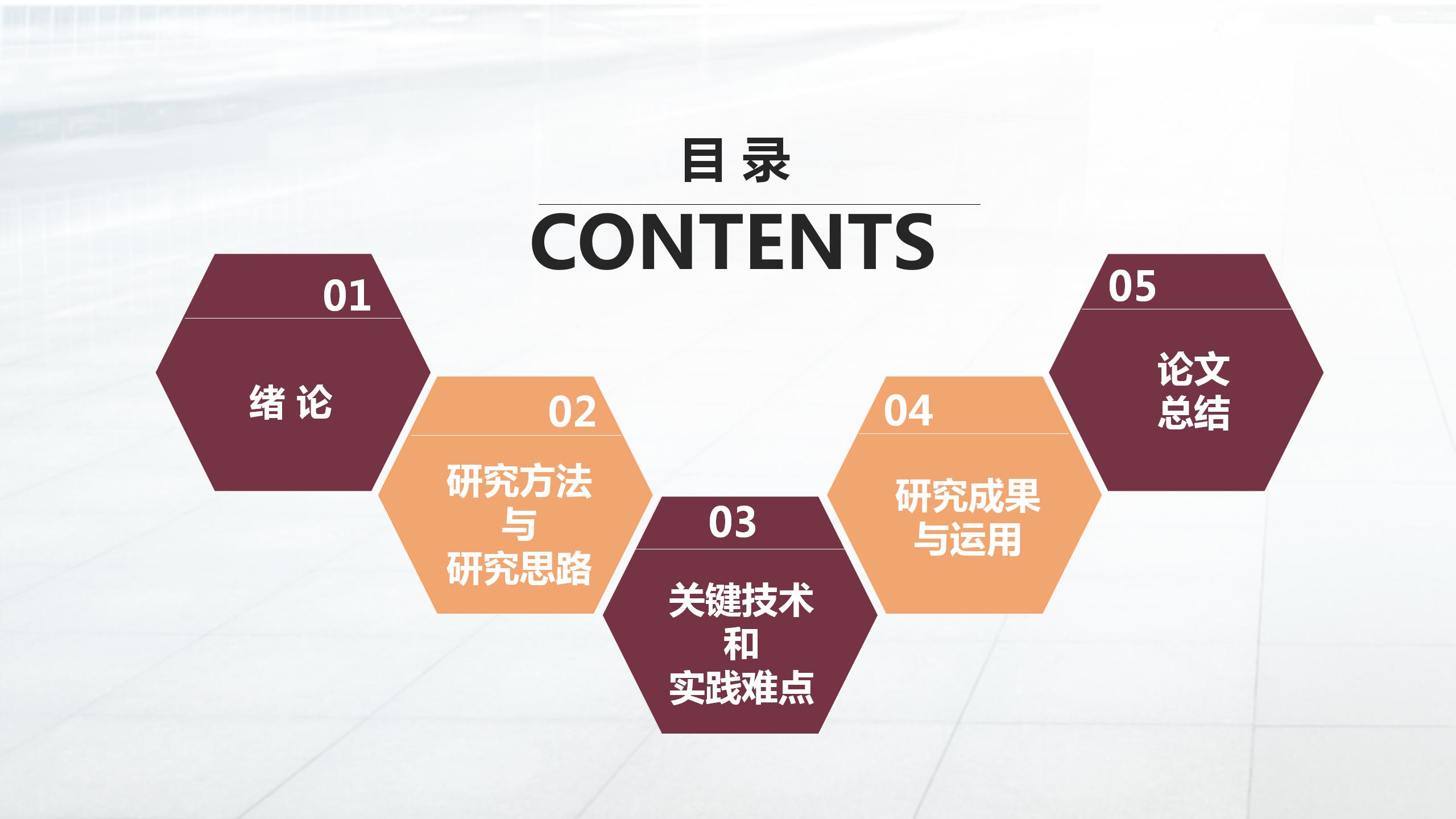 极简导航毕业论文答辩ppt模板