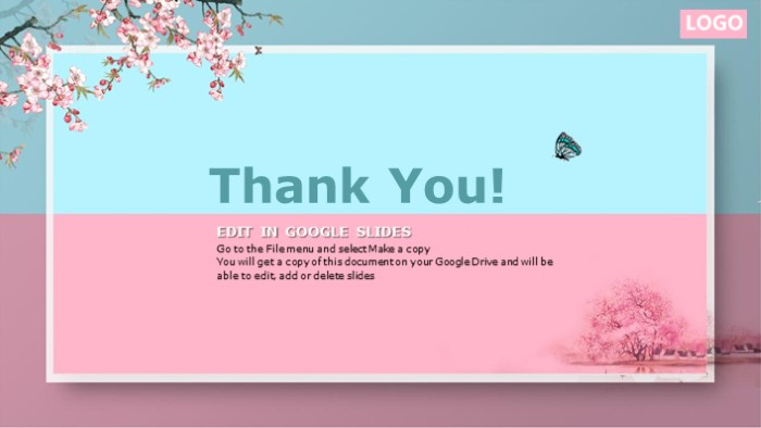 清新简洁大气商场周年庆活动主题ppt模板