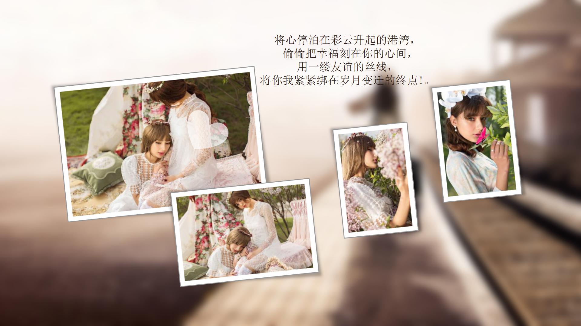 怀旧青春毕业纪念册PPT模板