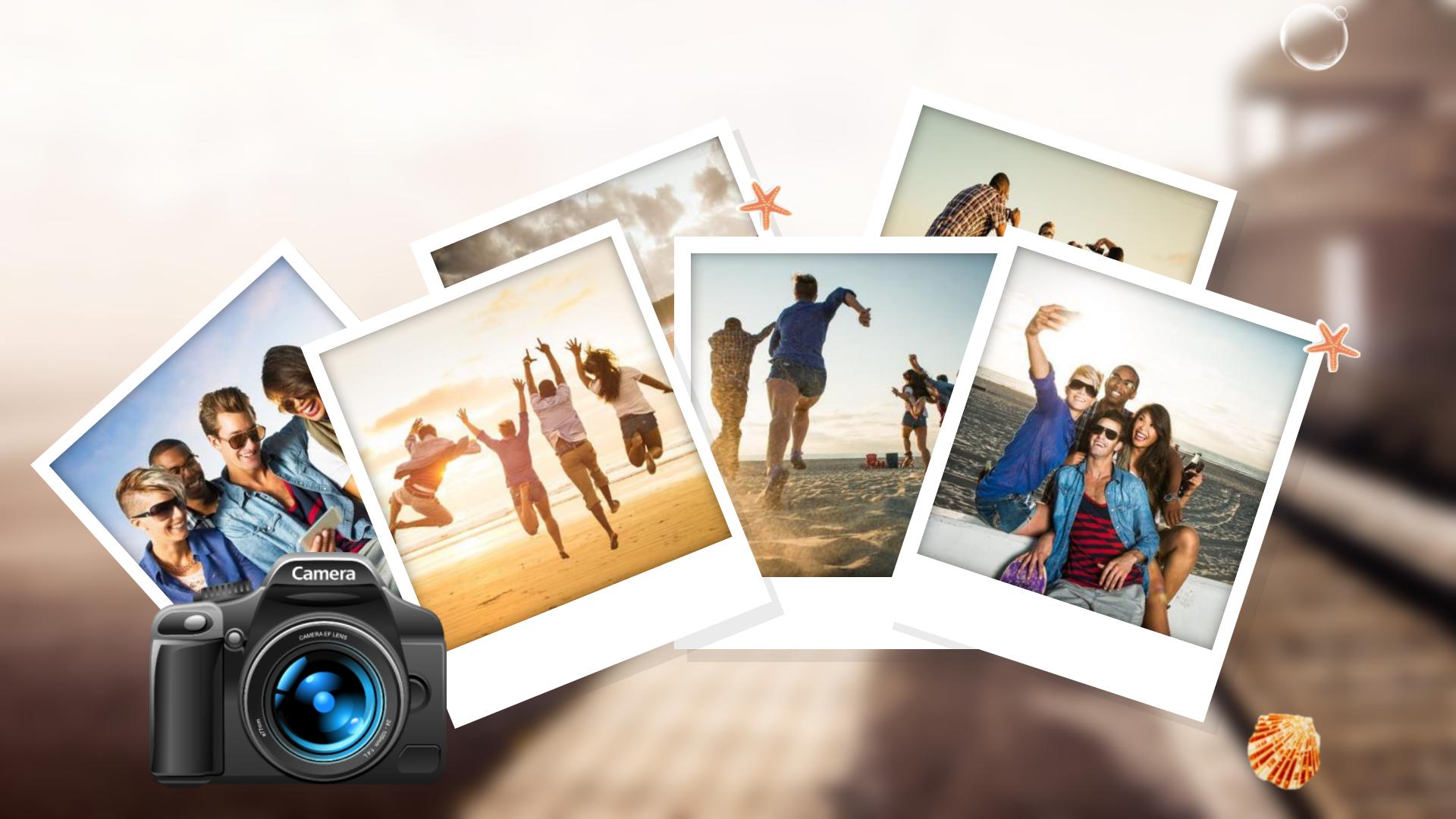 怀旧青春毕业纪念册PPT模板