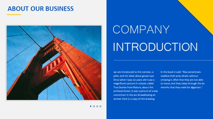 清新大气时尚古建筑公司简介ppt模板