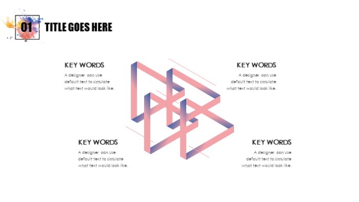 简洁清新时尚机械专业申报ppt模板