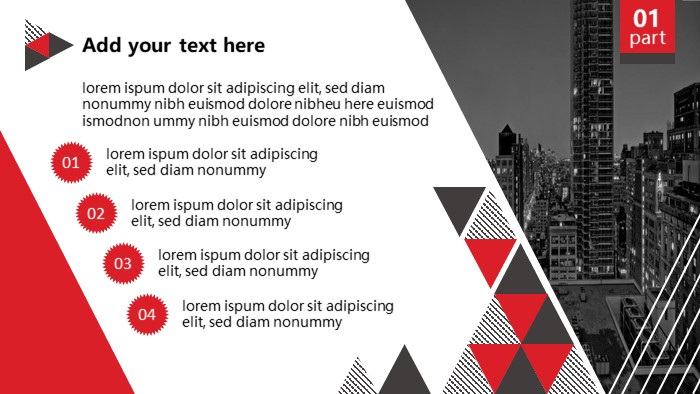 清新简洁大气土木工程别墅设计ppt模板