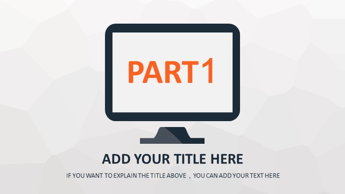 简洁清新大气快递公司服装ppt模板