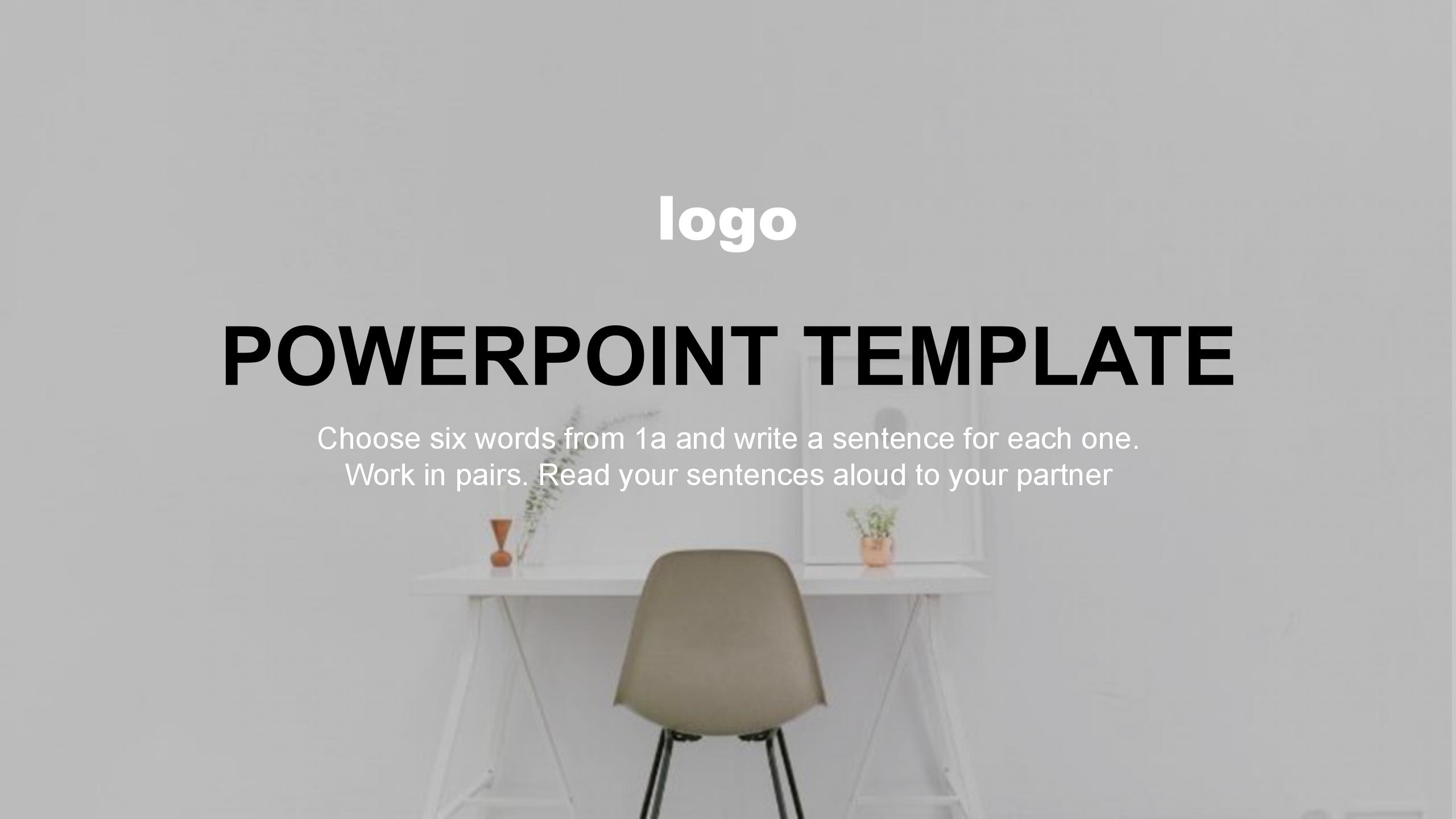 小清新室内家居设计方案ppt模板-聚给网