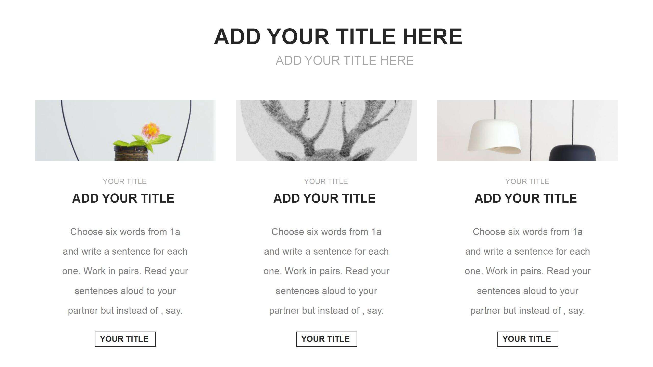 小清新室内家居设计方案ppt模板