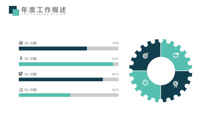 简洁大气时尚物业品质检查汇报ppt模板
