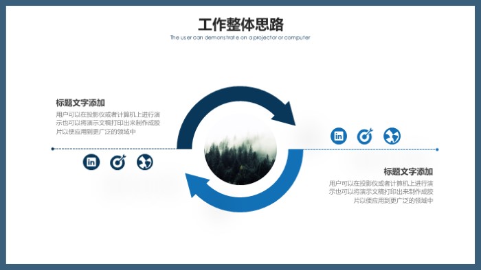 简洁清新大气自动化导入成果报告ppt模板