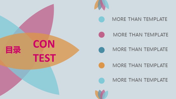 清新简洁大气英文食物产品介绍ppt模板