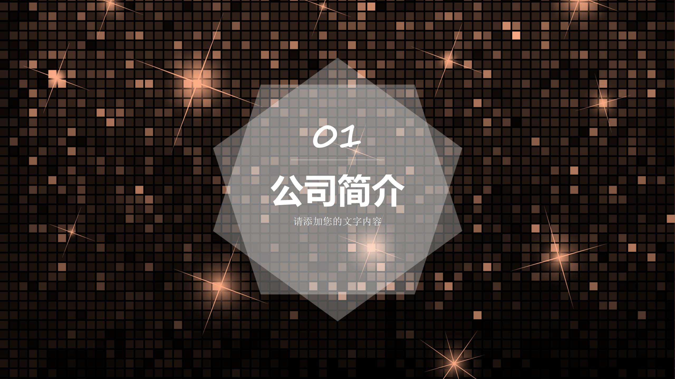 轻奢时尚商务计划PPT模板