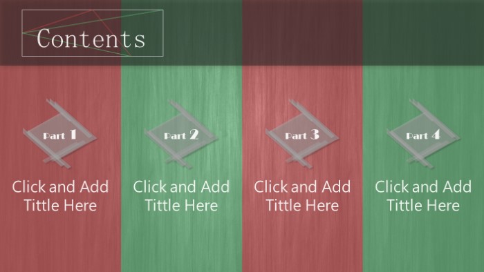 清新简洁大气图书馆年终考核ppt模板