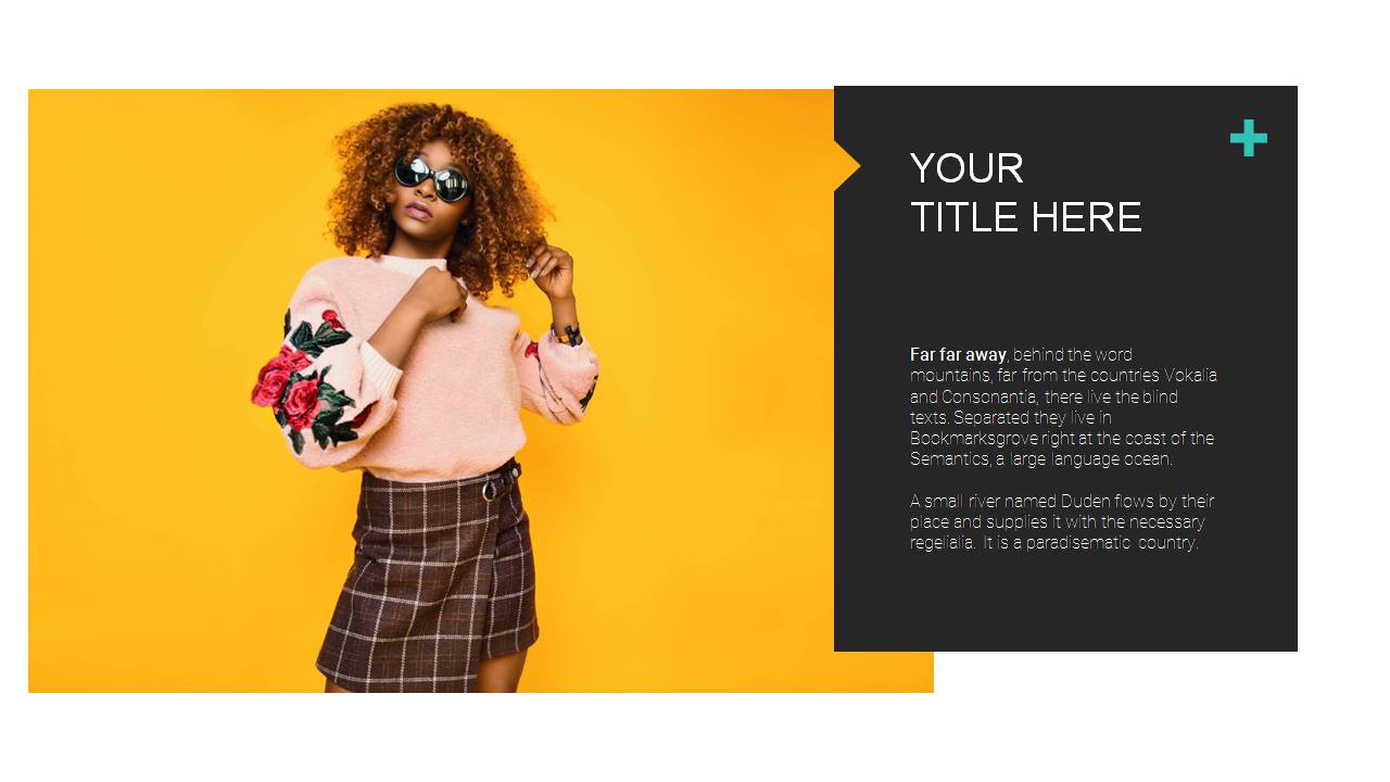 大气清新时尚行业ppt模板 