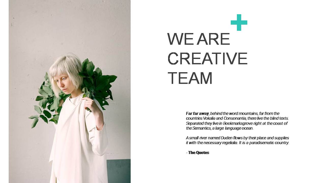 大气清新时尚行业ppt模板 