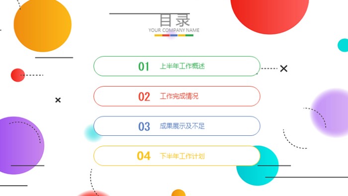 2020会计工作总结ppt模板