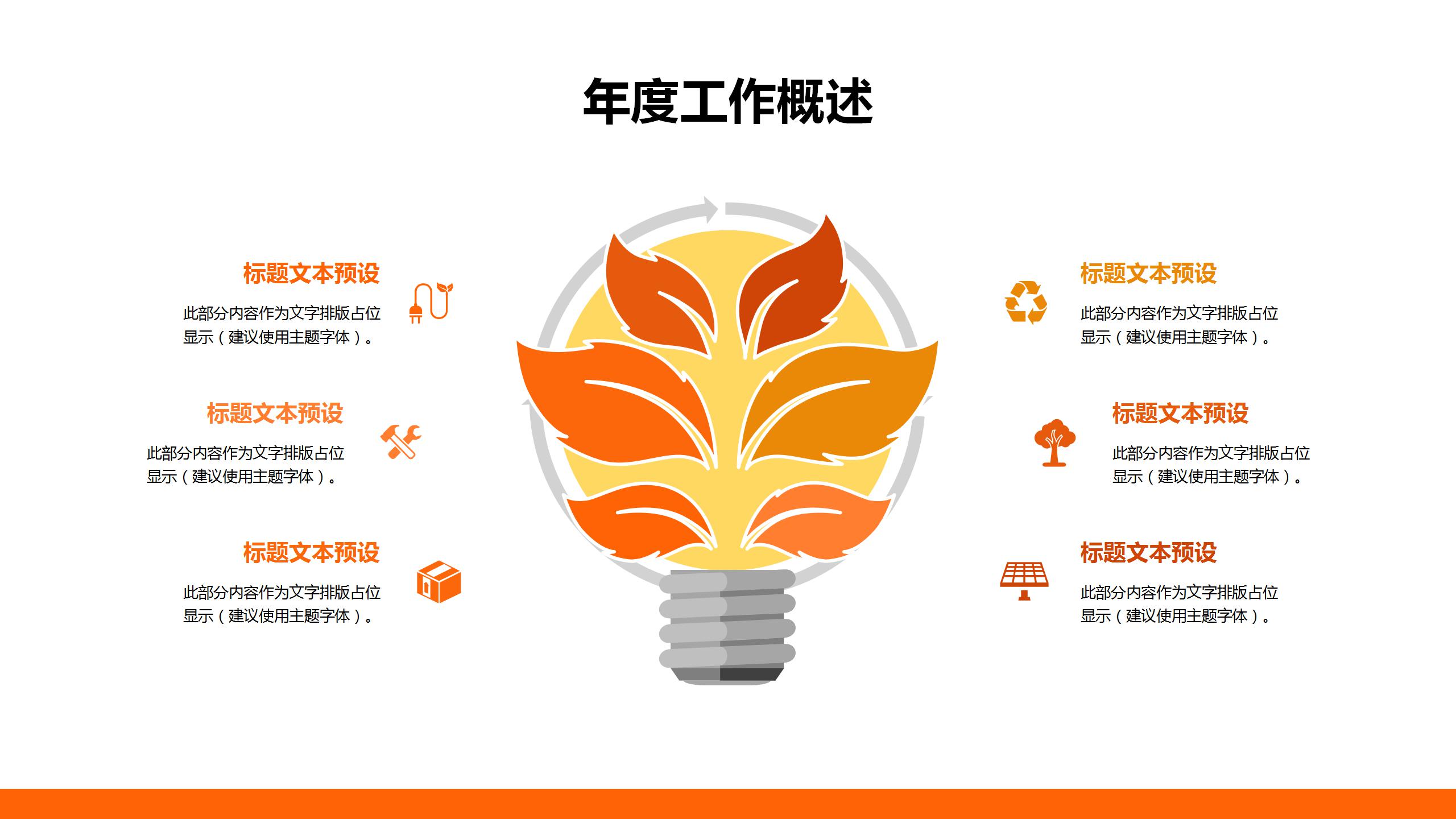 创意暖色个人内部岗位竞聘ppt模板