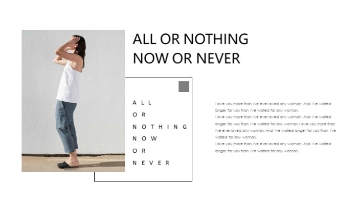 简洁时尚大气简约清新杂志模板