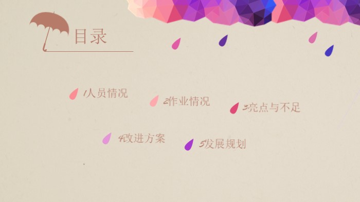 简洁清新大气学校年终考核汇报ppt模板