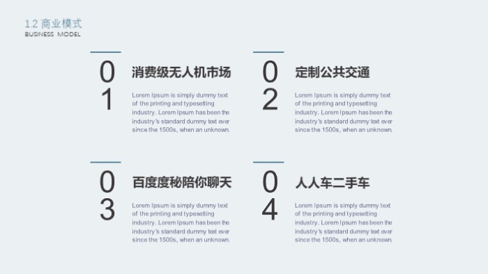 清新简洁大气人脸识别答辩ppt模板