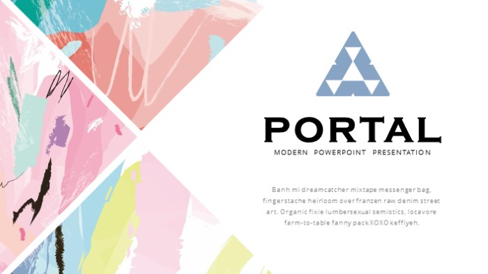 简洁时尚大气毕业晚会节目ppt模板