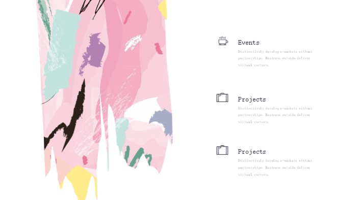 简洁时尚大气毕业晚会节目ppt模板