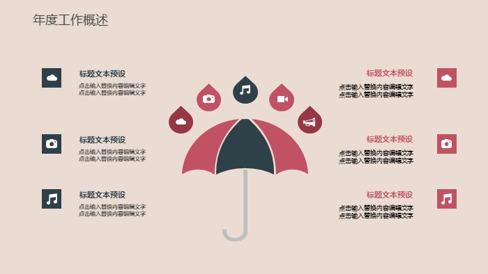 清新简洁大气物业管理心得培训ppt模板