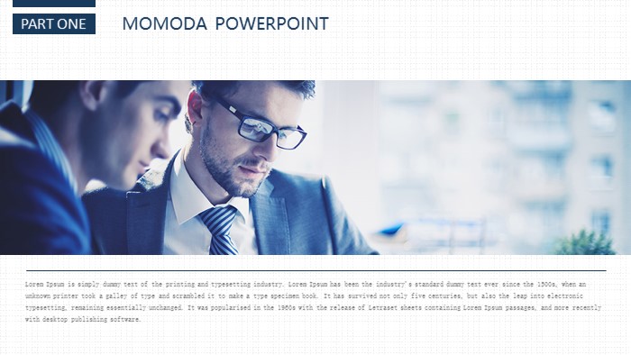 清新简洁大气前端开发转正ppt模板