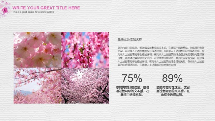 清新大气时尚电商运营季度计划ppt模板