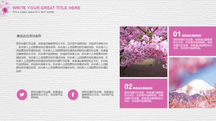 清新大气时尚电商运营季度计划ppt模板