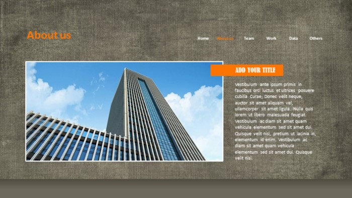 简洁清新时尚房产项目发展历程ppt模板