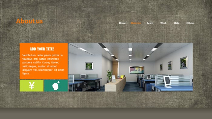 简洁清新时尚房产项目发展历程ppt模板