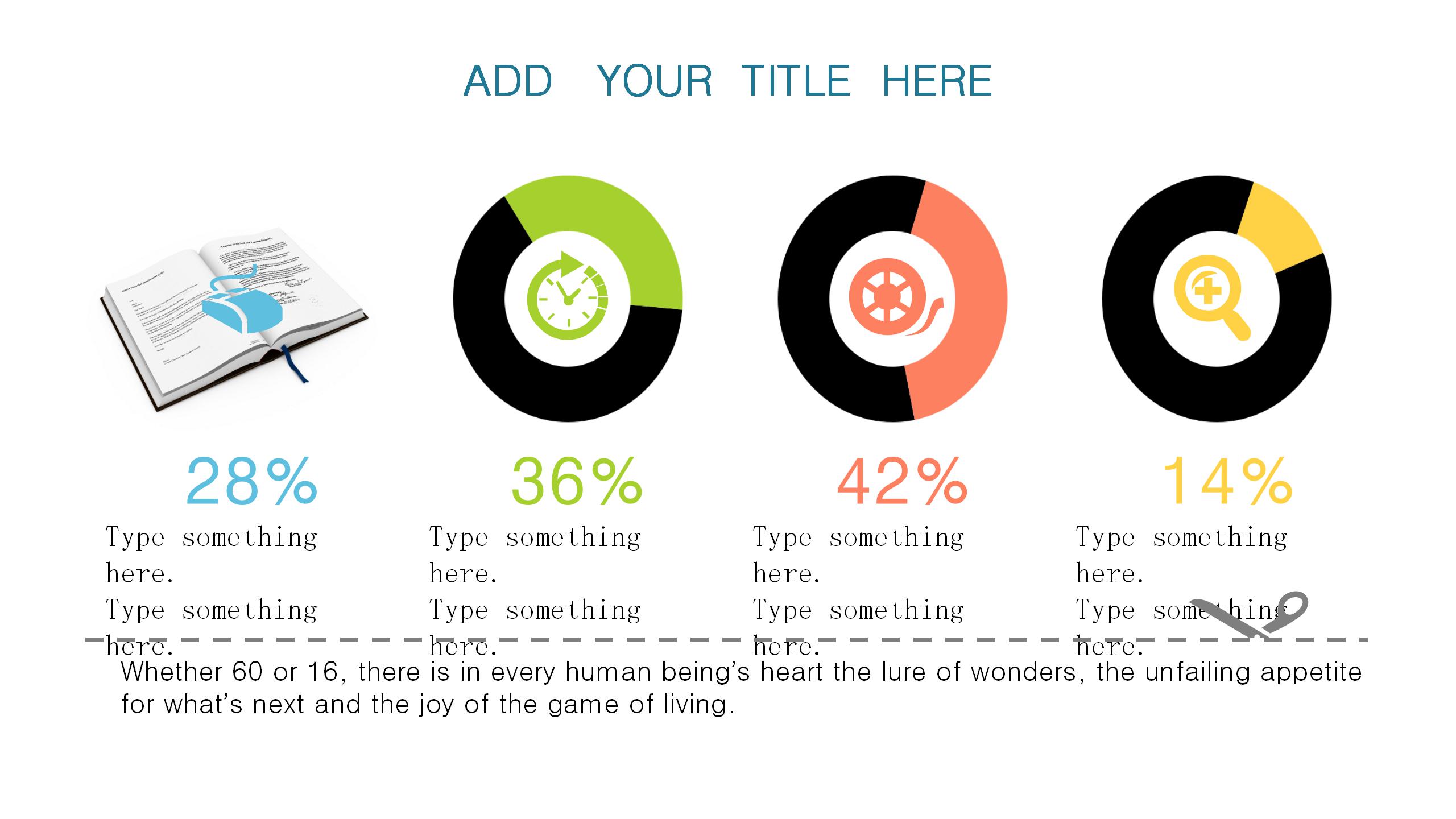多彩简洁大学生三分钟英语演讲ppt模板	