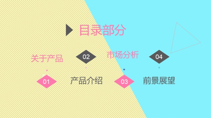 清新简洁大气公司业绩报告ppt模板