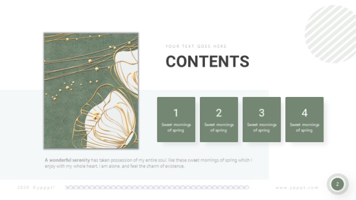 清新简洁时尚小区工程维修ppt模板