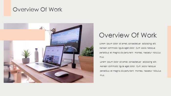 清新简洁大气企业演讲培训ppt模板