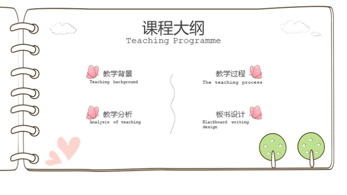 清新大气时尚小学生成长纪念册档案ppt模板