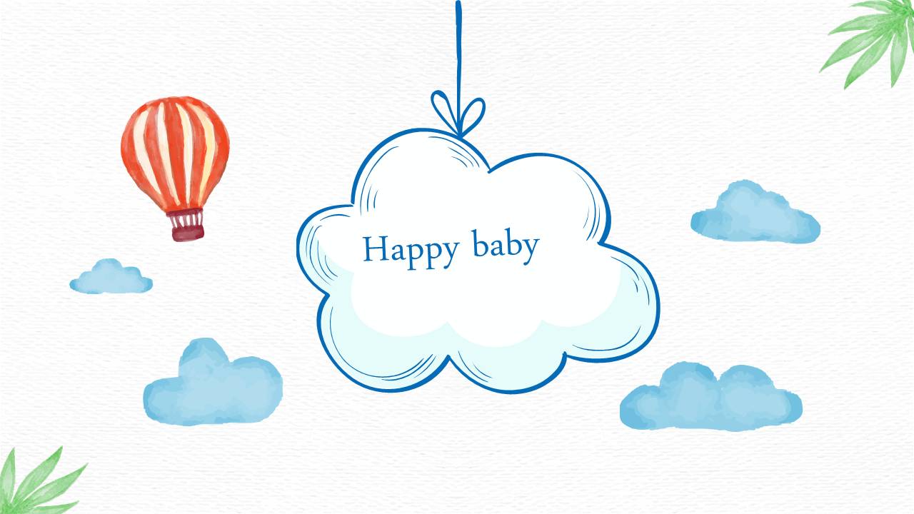 时尚简约大气小学生儿童成长纪念册ppt模板