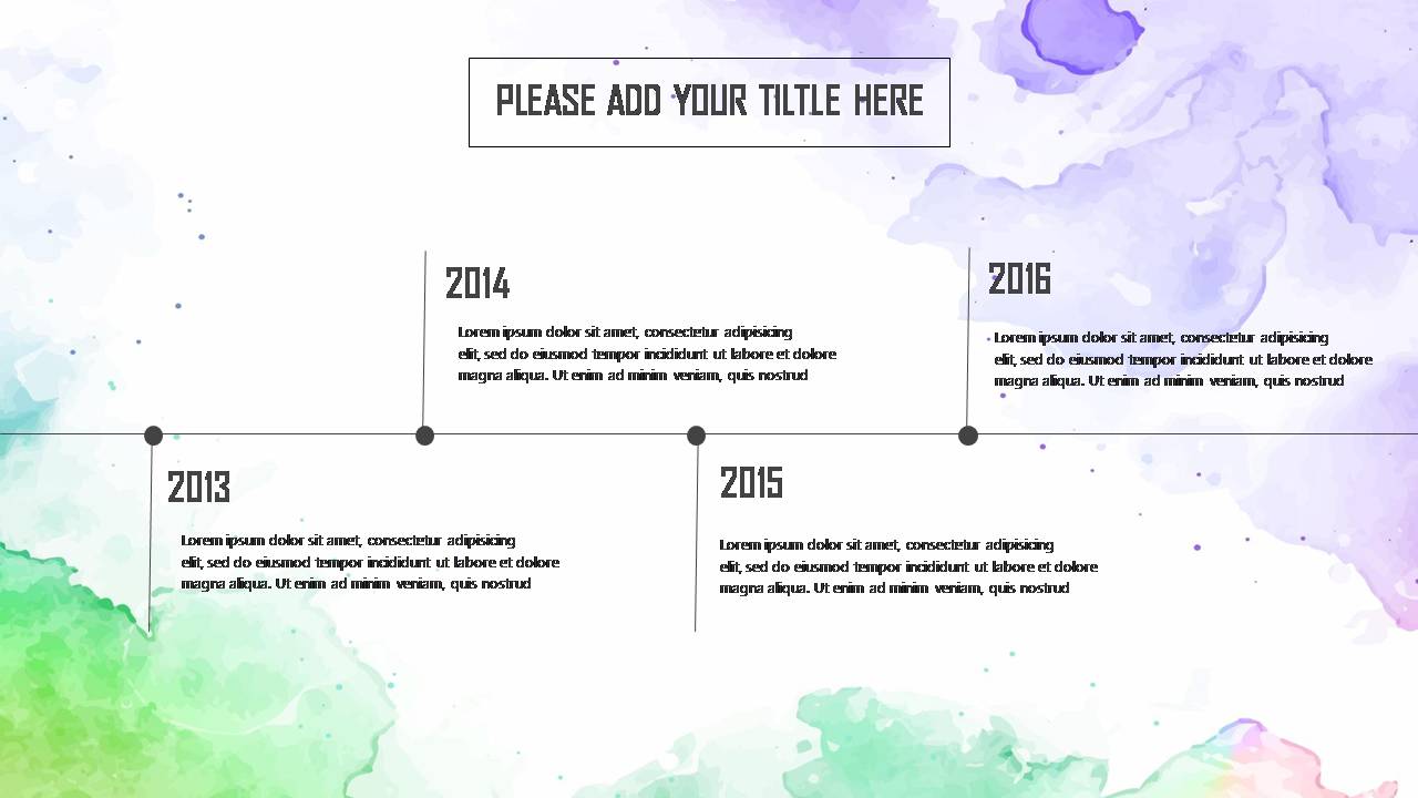 时尚简约大气卡通小动物ppt模板