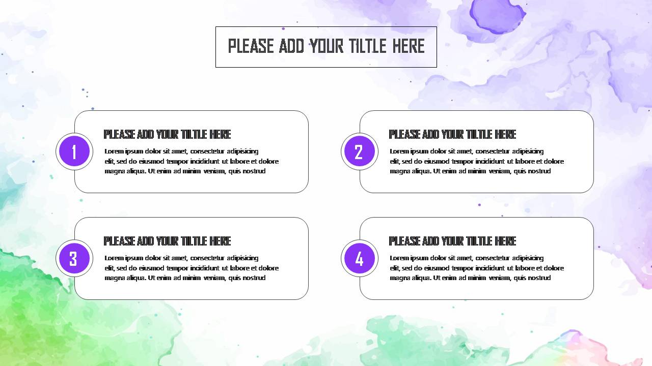 时尚简约大气卡通小动物ppt模板