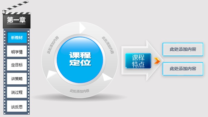 简洁清新大气教育类动态PPT模板