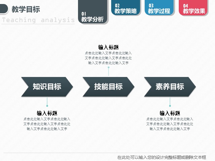 清新大气时尚信息化教学设计PPT模板