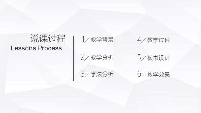 简洁实用大气教师说课公开课PPT模板